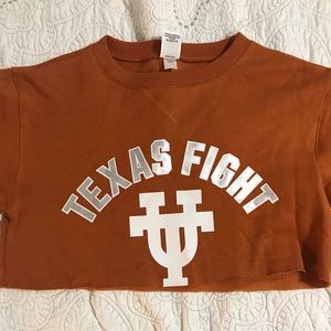 Victorias secret pink UT cropped sweater
